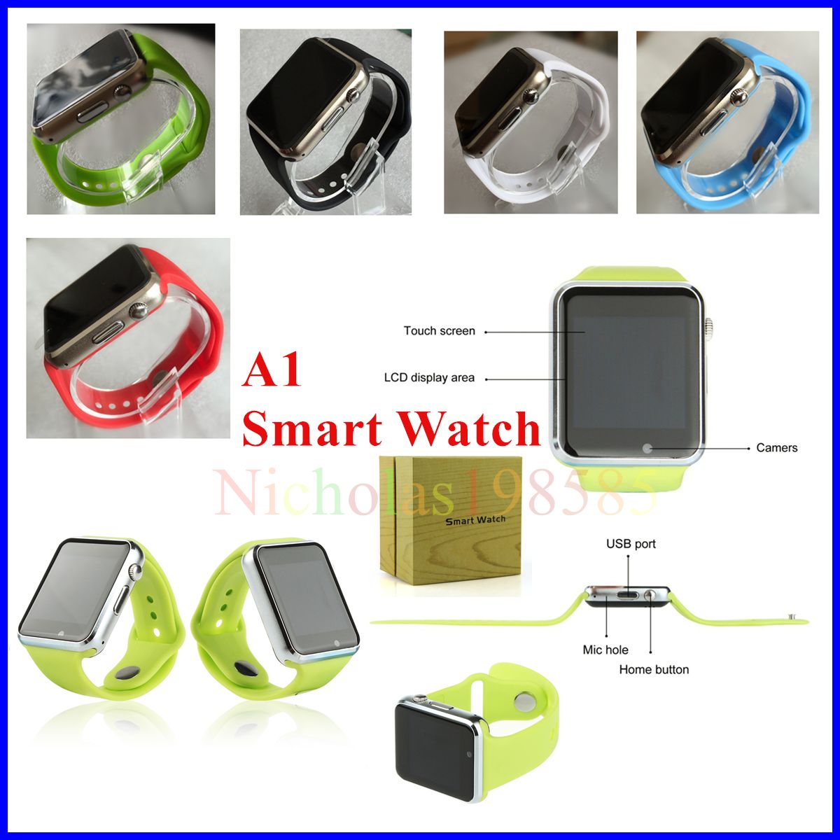 gt08 a1 smartwatch