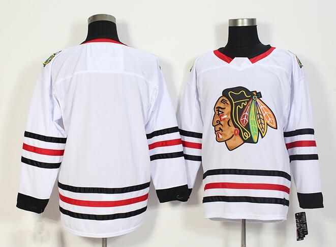 Blackhawks jersey no name Clearance
