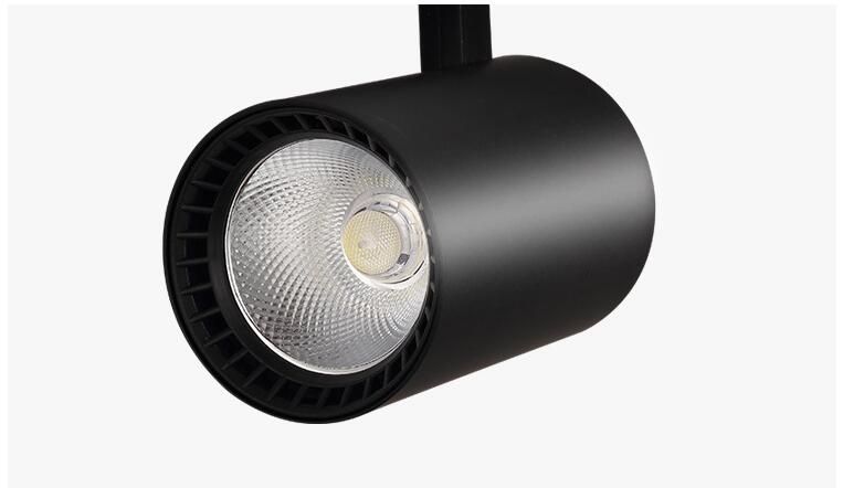 2019 Cob 20w Led Track Light Aluminum Ceiling Rail Track Lighting Spot Rail Spotlights Replace Halogen Lamps Ac220v From Wangqin8868 26 4