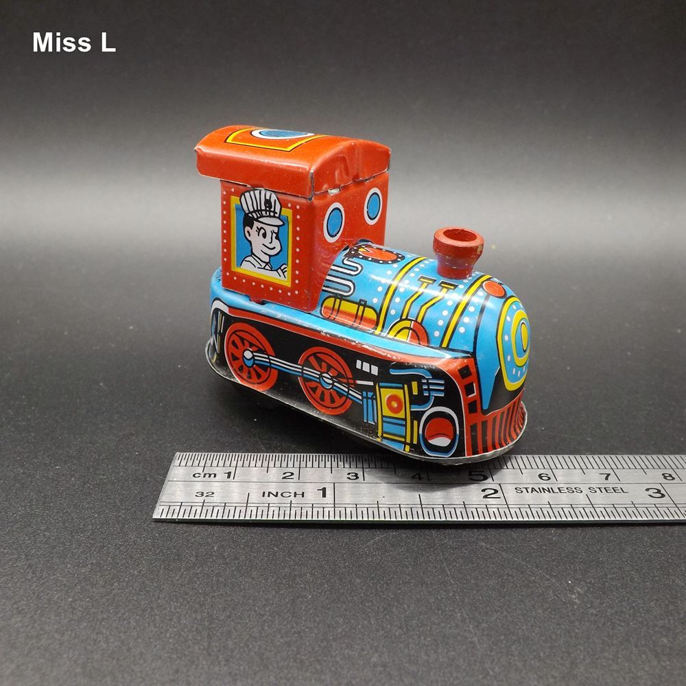 Wind Up Clockwork Train Modello locomotivo giocattolo di stalla giocattolo 