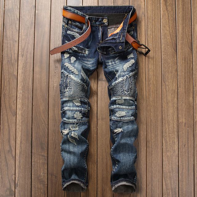 baggy biker jeans