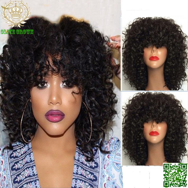 curly human hair wigs cheap