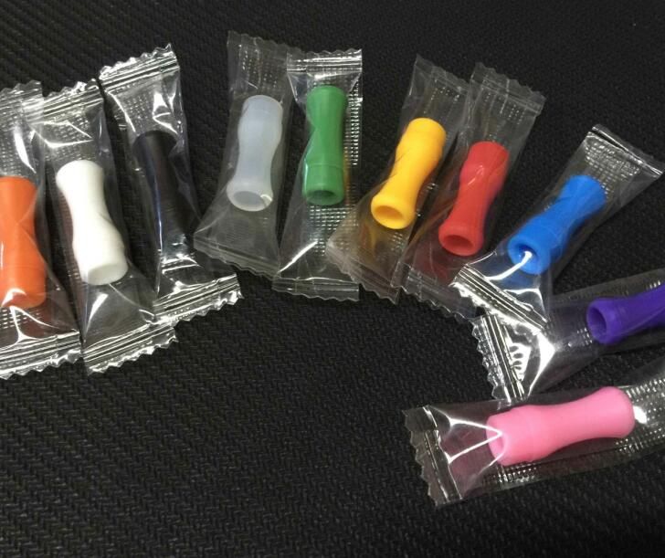 510 Disposable Test Tip 510 Silicone Mouthpiece Cover Drip Tip Colorful