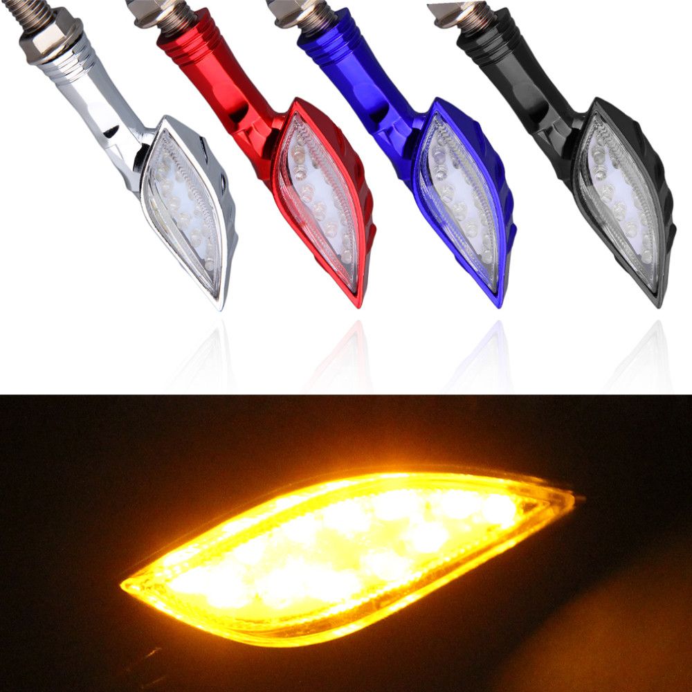 2Pcs Motorcycle Motorbike 12 SMD LED Turn Signal Light Bulb Indicator 12V