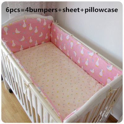 Promotion Baby Crib Bedding Set 100 Cotton Curtain Crib Bumper