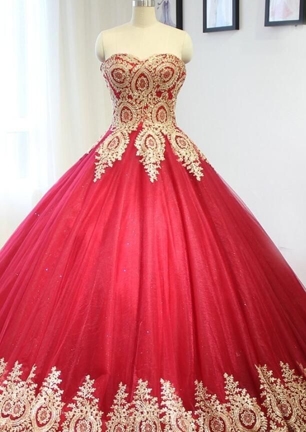 new red gown