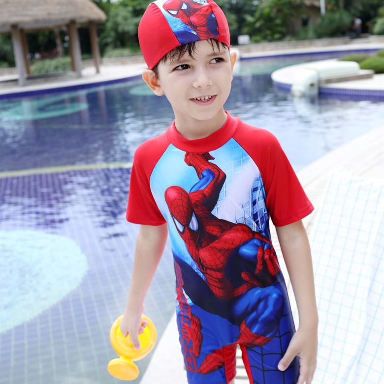 traje de baño niño spiderman