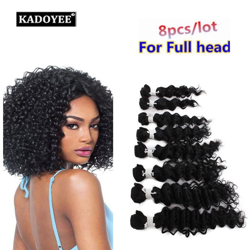Brazilian Hair Bundles Virgin Human Hair Deep Weave Deep Curly
