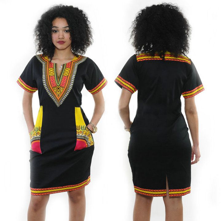 2017 nueva moda africana top dashiki para africanas dashiki africano manga con cuello