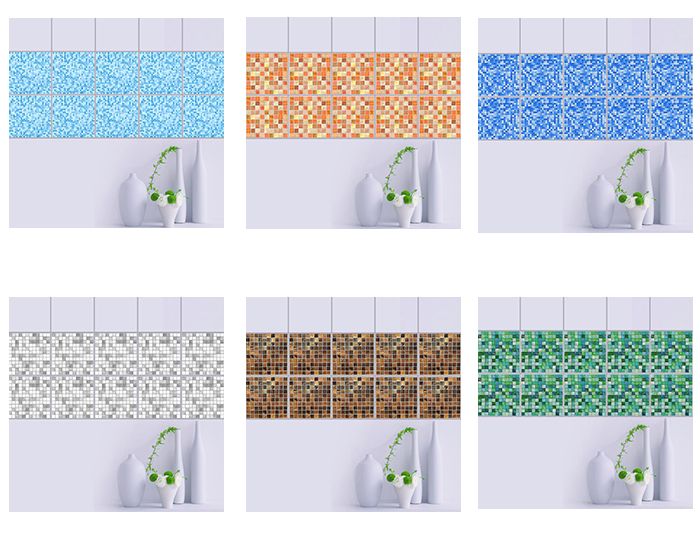 Amazon Com Vancore 3d Tile Stickers Kitchen Tile Transfers