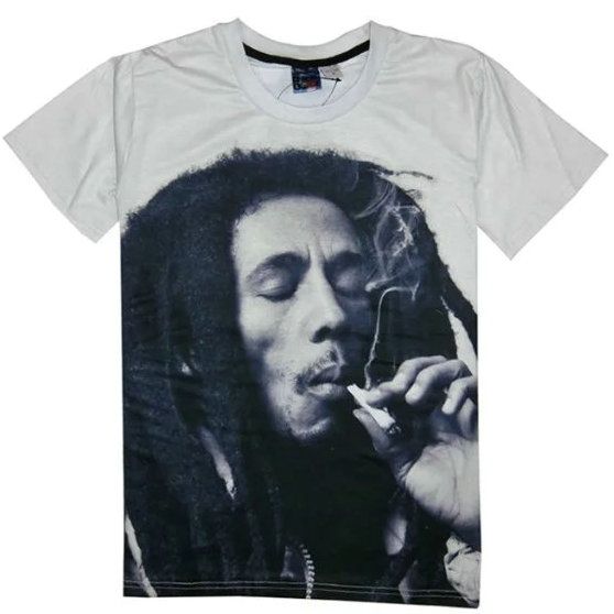 bob marley camiseta
