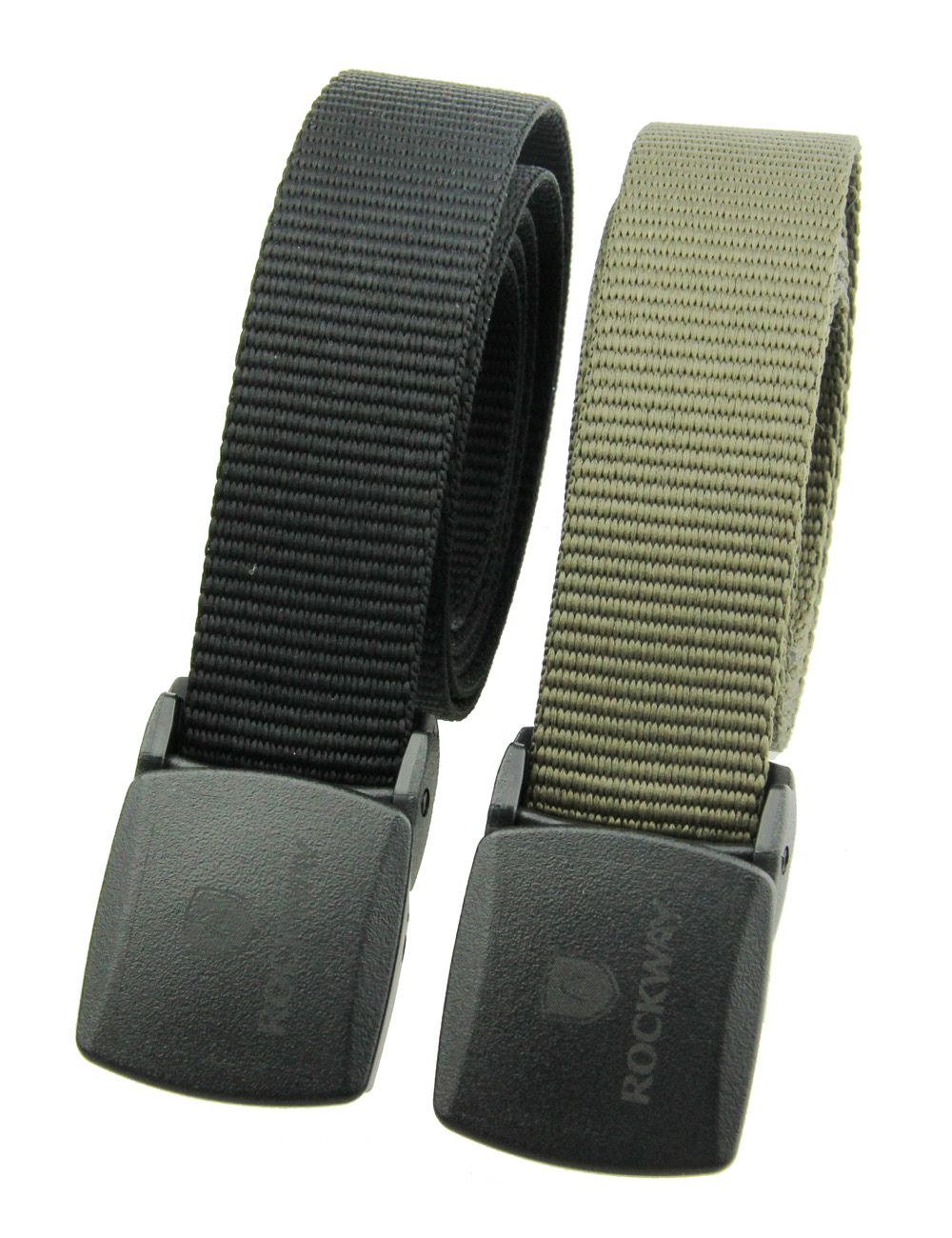 canvas belt with plastic buckle