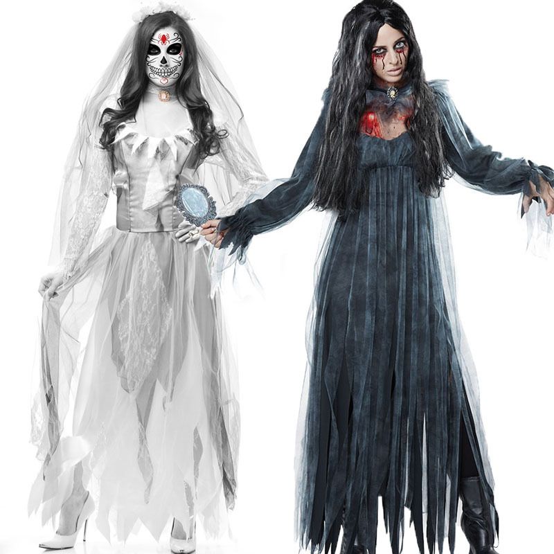 Disfraz de diablo sexy para las mujeres La novia de Halloween de Chucky Scarey Cosplay fantasia infantil Ghost anastasia elegante vestido de novia Disfraz de diablo sexy para las mujeres La novia de Halloween de Chucky Scarey Cosplay fantasia infantil Ghost anastasia elegante vestido de novia