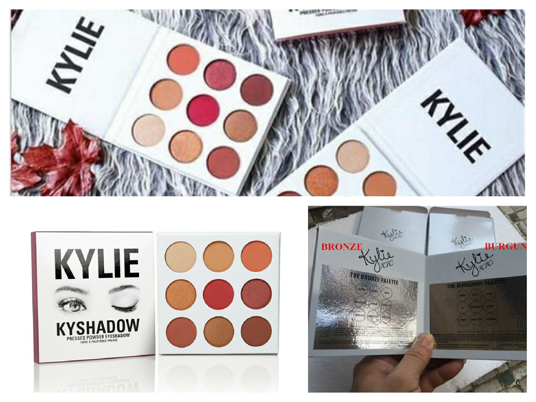 NEW Kylie Jenners Burgundy Eyeshadow Palette Kylie Jenner Cosmetics The