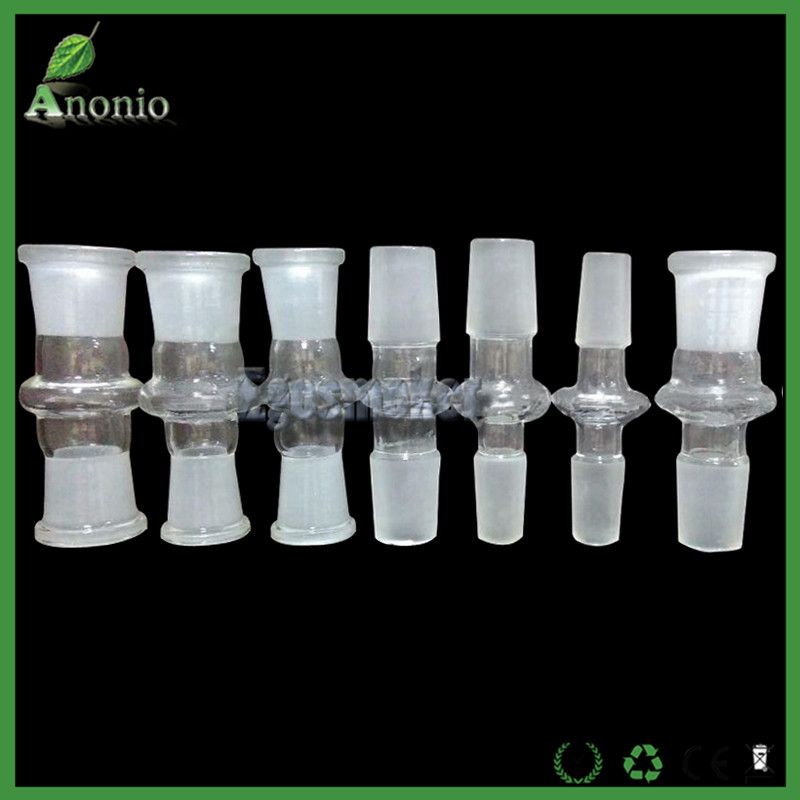 Glass Bong Adaptor 14.4 18.8 Male to Female Joint 14mm 18mm Female to Male Converter glass adapter joint for glass bong