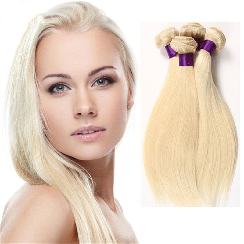 Hot Blonde Hair Extensions Color 613 Straight Style Color Blonde