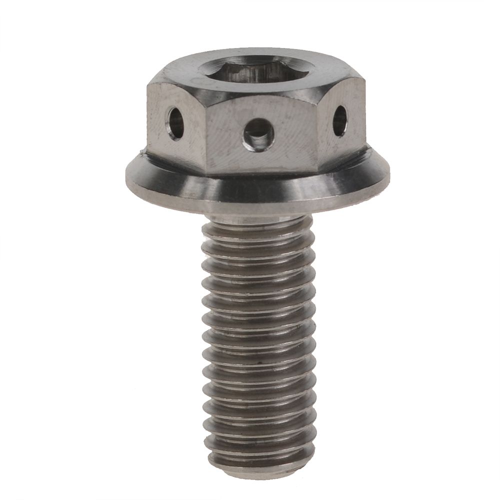 20, 25, 30, 35, 40 mm M8 Titanium DIN 6921 Hex Head Flange Bolt Fastener