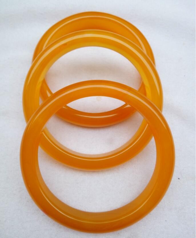 yellow jade bangle bracelet