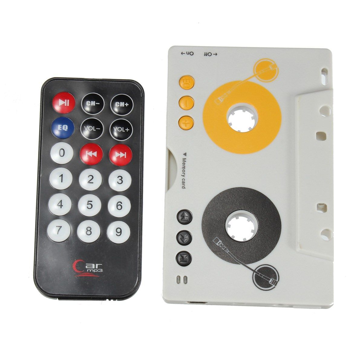 Retro Car Telecontrol Tape Audio Cassette SD MMC Memory Card MP3 Player