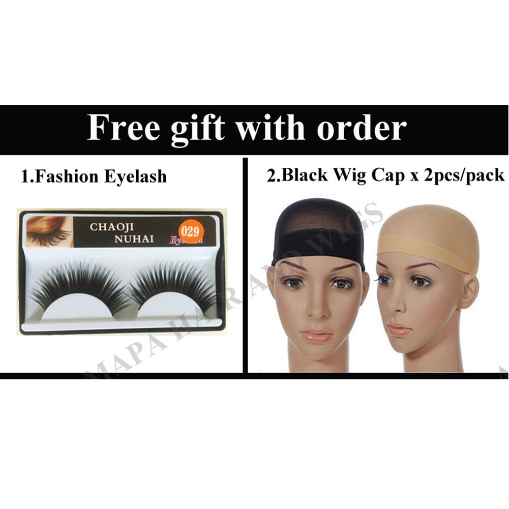 HOTKIS 100% Human Hair Pixie Short Cut Wigs Black Very Short Hair 