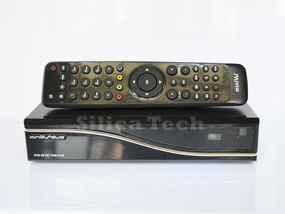 MINI VU DUO Dual Tuner DVB S2 Satellite TV Receiver 405MHz OpenPli From