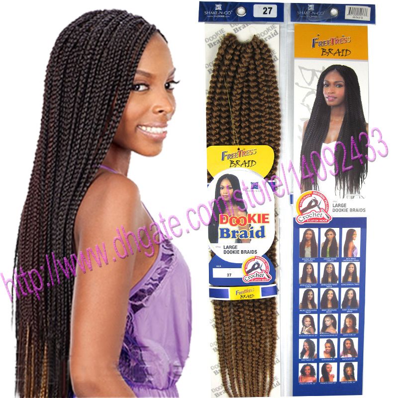 Crochet Rope Box Braid Hair Extensions Kanekalon Fiber Synthetic Dookie Braids Can Be Choose Brazilian Hair In Bulk Buy Brazilian Hair In Bulk From