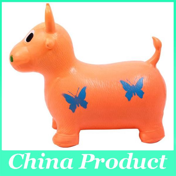 jumping cow toy