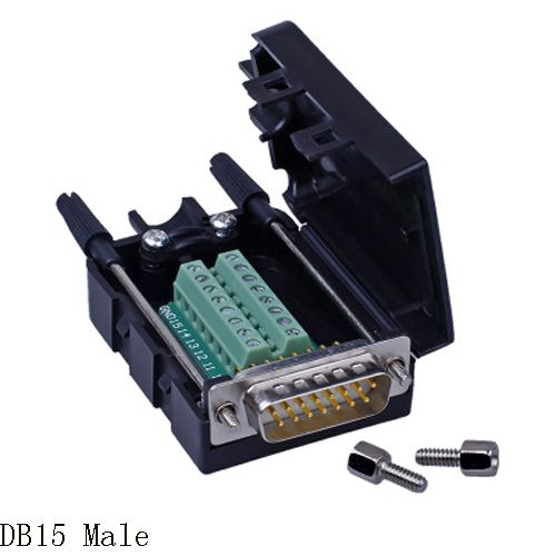 Male DB15 Dual Row