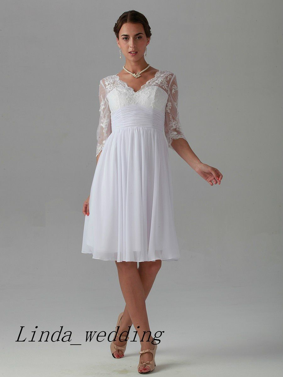 Discount High Quality Wedding Reception Women Dress New Knee