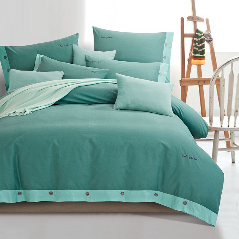 100cotton Fabric Bedding Set Bed Cover Bed Sheet And Pilliw Case Four