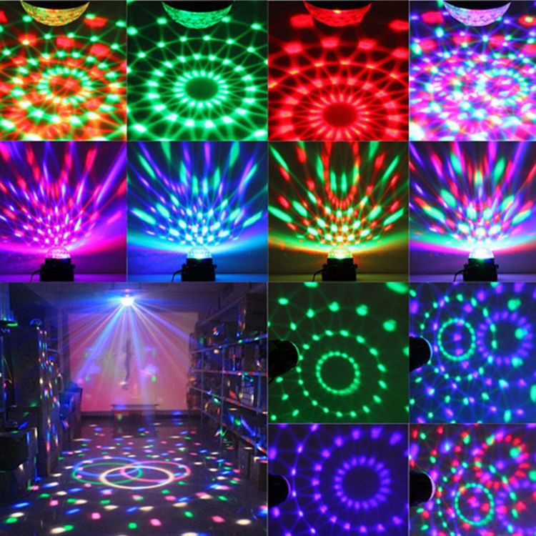 Disco Ball Strobe Lights Party Disco Lights Karaoke Machine 3w Dj