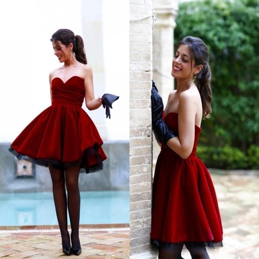 velvet hoco dress