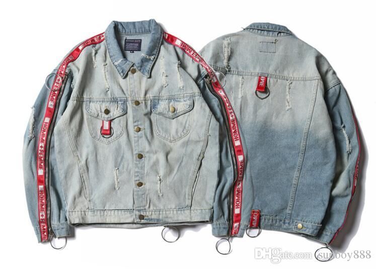 off white mens jean jacket