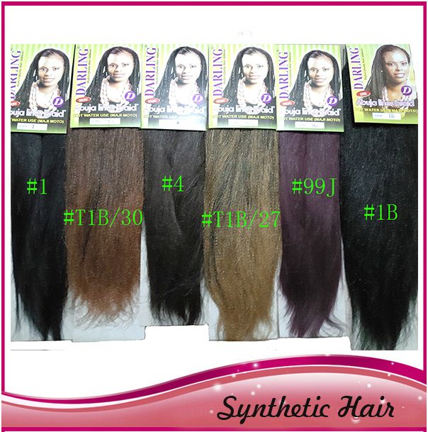 Darling Synthetic Hair Abuja Lines Braid Hot Water Use Fiber Hair