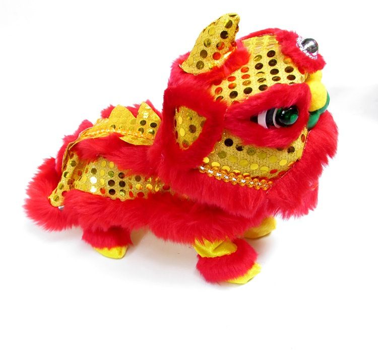 electric lion dance toy