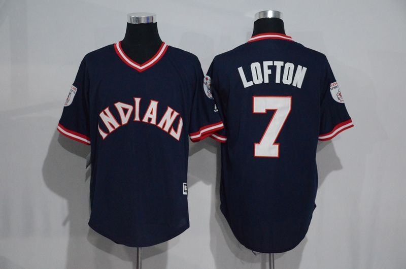 باربي الصغيرة 2022 Cleveland Indians #7 Kenny Lofton Navy Blue Jersey Pullover ... باربي الصغيرة