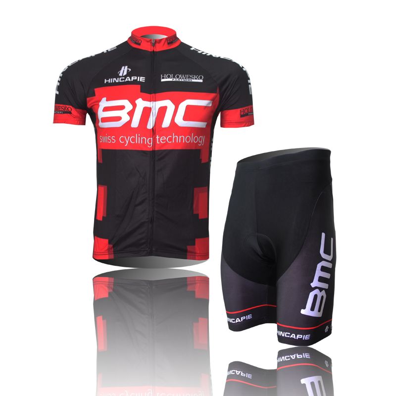 Men's BMC Factory Racing Quick Dry Pro Team Cycling Short Sleeves Jersey 