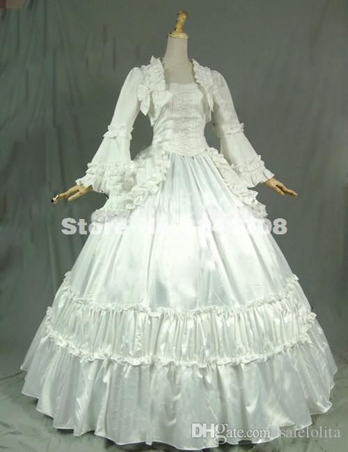 Acheter Vintage Victorienne Gothique Steampunk Robe De Mariee Robe De Mariage Robe Reconstitution Scene Costumes Femme Robe De Soiree De Mariage De 100 16 Du Eric1990 Fr Dhgate Com