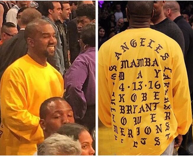 kanye west kobe shirt