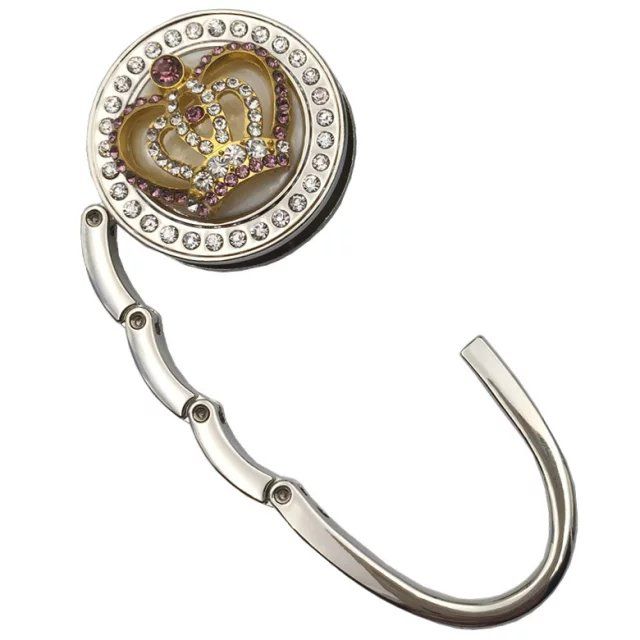 2021 Crown Rhinestone Crystal Handbag Hook/ Zinc Alloy Crafts Acrylic