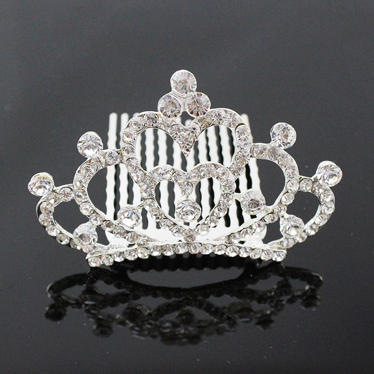 princess crown hair clips