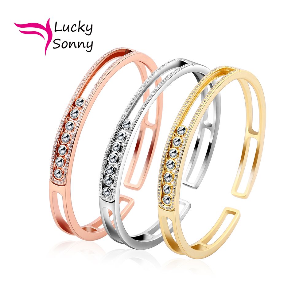 Deluxe 925 Pulsera De Plata Esterlina Pulsera De Cristal Cz Deluxe 925 Pulsera De Plata Esterlina Pulsera De Cristal Cz