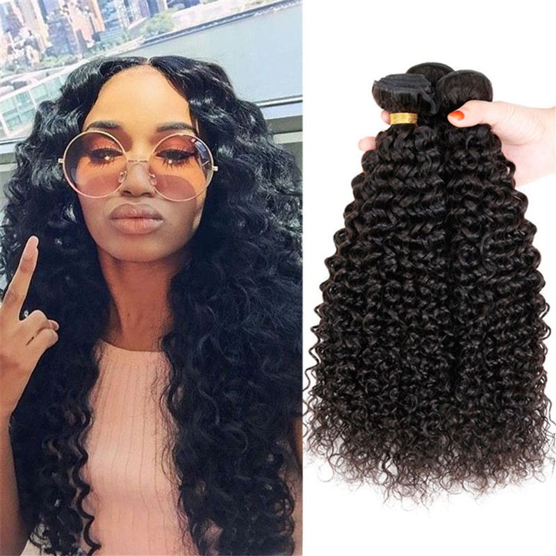 Best Human Hair Kinky Curly Weave For Black Women Cheap Remy Human