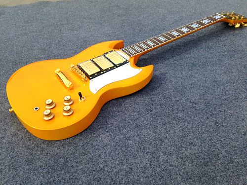 400 Guitar Electric - High Quality S G G 400 Electric Guitar With 3 Pickups Yellow Color All Color Are Available Real Photo Shows Guitar Strings Semi Acoustic Electric Guitar From Hige 291 46 Dhgate Com