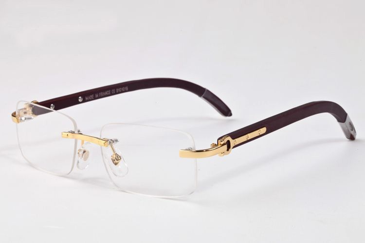 vintage rimless gold eyeglasses