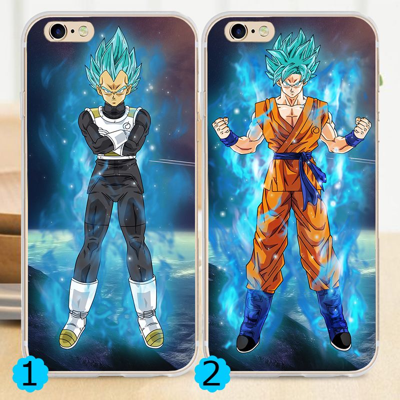 USA Seller Apple iPhone 4 & 4S Anime Phone case Dragon Ball Z Goku & Vegeta 