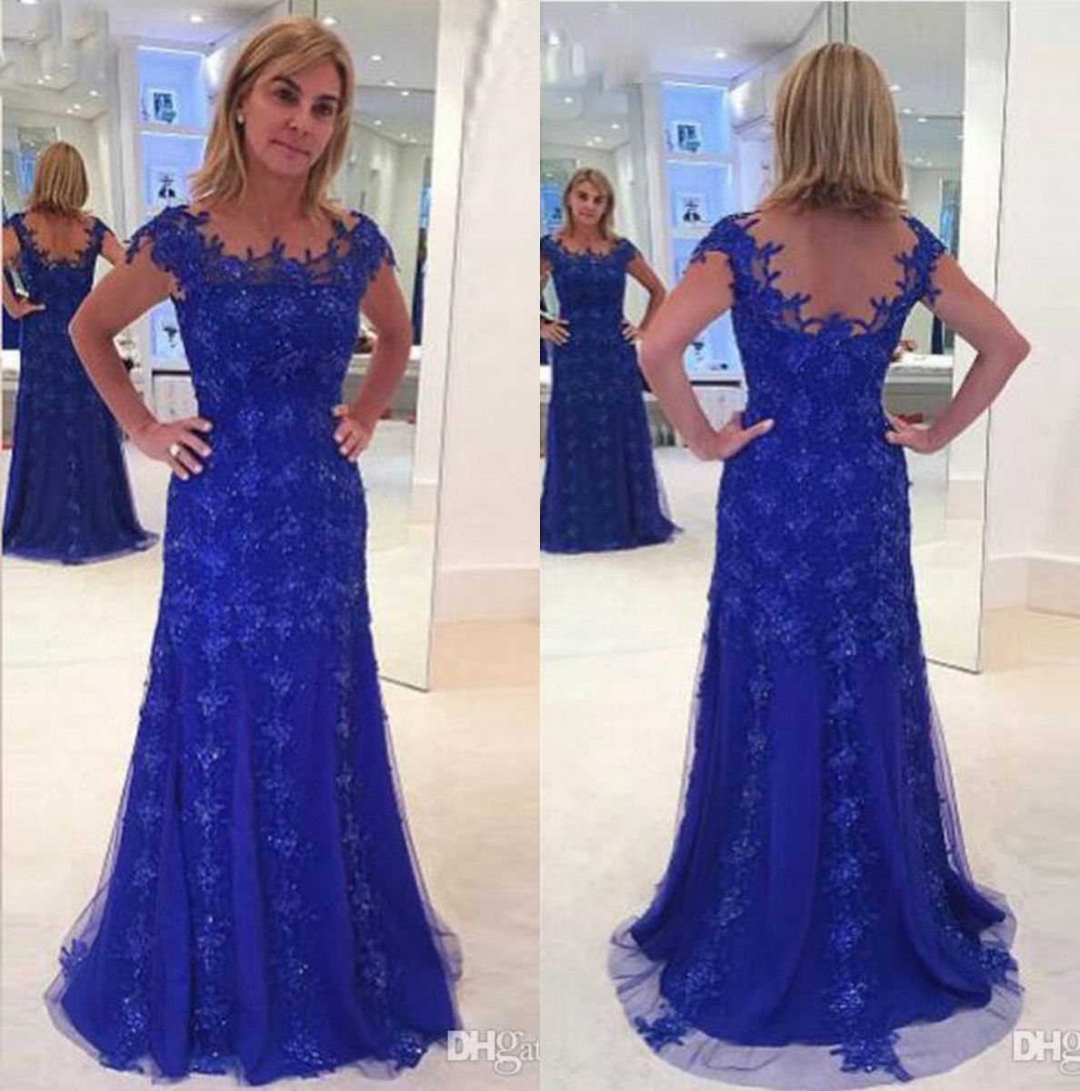 royal blue lace dress for wedding guest