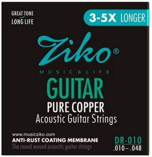 Wholesale 010 048 ZIKO DR 010 Acoustic Guitar Strings Musical
