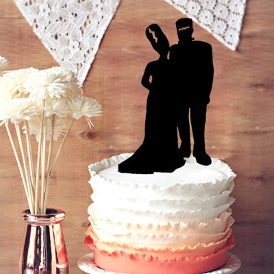 Acheter Gateau De Mariage Unique Halloween Frankenstein Couple