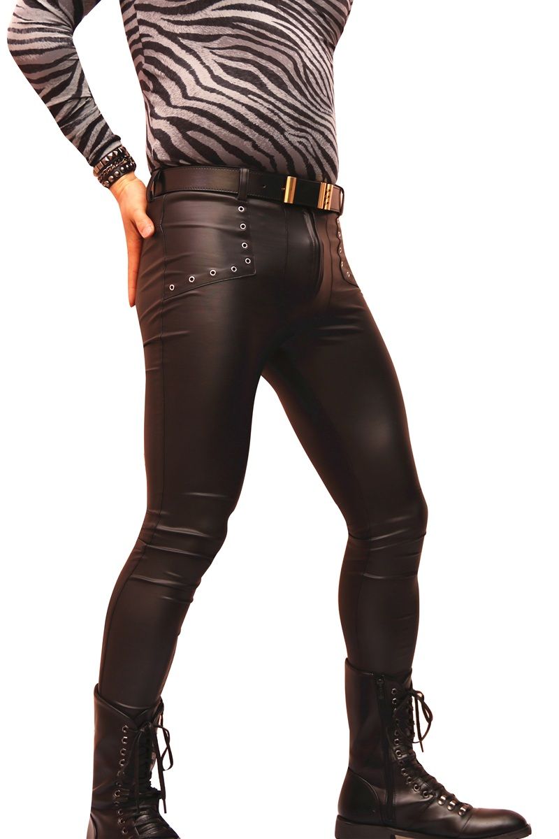 Sexy Faux Leather Pants Tights Slim Fit 